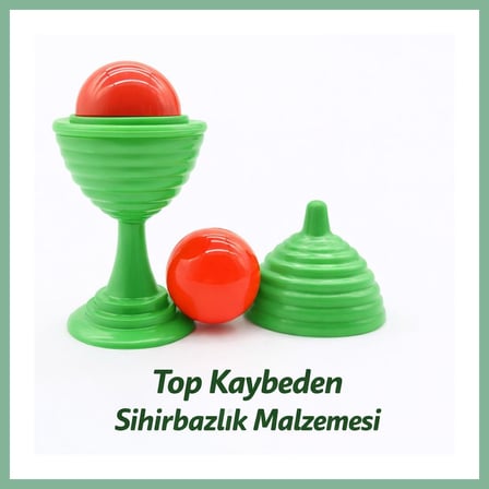 Bşk Virgo Yeşil Renk Sihirli Kupa Top Kaybetme Oyunu 7 cm BSK2026