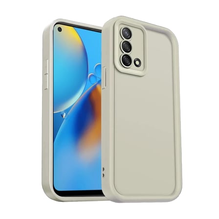 Bşk Virgo A74 4G Uyumlu Kılıf Viera Silikon - Krem BSK2026
