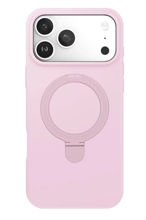 Bşk Virgo iPhone 17 Pro Uyumlu Regal Magsafe Standlı Kapak - Açık Pembe BSK2026