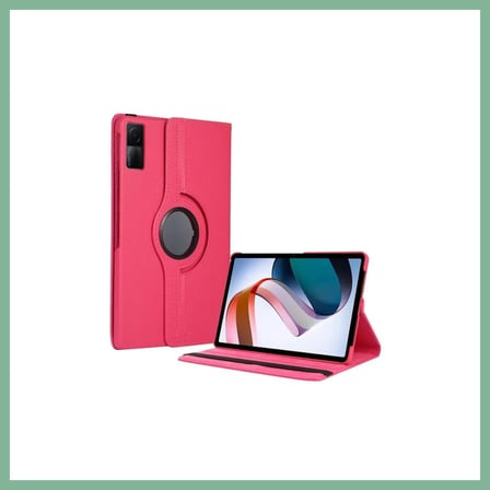 Bşk Virgo Redmi Pad SE 4G Uyumlu Kılıf 360 Tablet Deri Kılıf - Pembe BSK2026