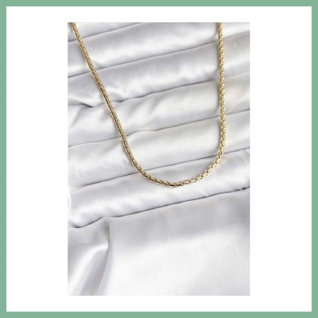 Bşk Virgo 14K Gold Renk Kaplama Zincir Model CM Kadın Kolye BSK2026