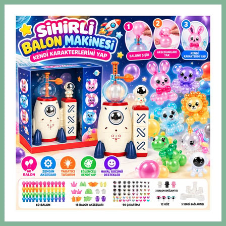 Bşk Virgo T328-ROCKET BALON MAKİNESİ KENDİ KARAKTERLERİNİ YAP BSK2026