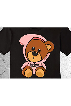 Bear Yavru Oyuncak Ayı Justin Bieber Tişört Çocuk T-shirt