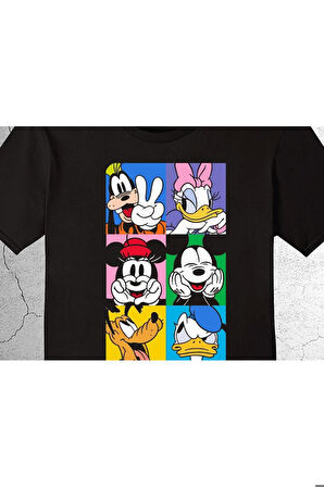 Miki Mouse Scooby Doo Donald Duck Tişört Çocuk T-shirt