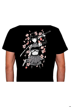 Anime Gung's Japanese Flowers Tişört Unisex T-shirt
