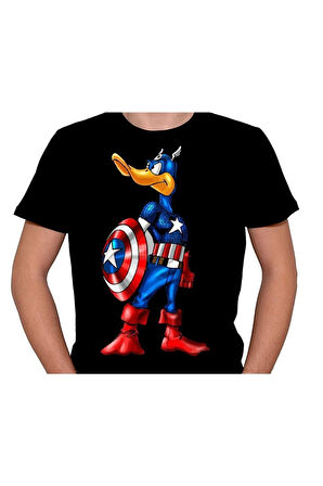 Captain Daffy Kaptan Ördek Duck Tişört Unisex T-shirt