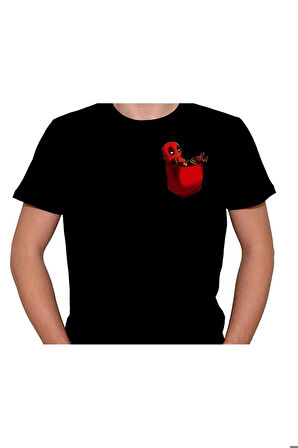 Deadpool Minimal Cep Logo Tişört Unisex T-shirt