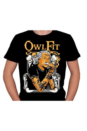 Owl Fit Albert Einstein Thug Gang Tişört Unisex T-shirt