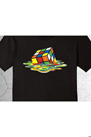 Rubik Zeka Küpü Kombinasyon Tişört Çocuk T-shirt