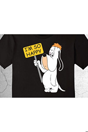 I'm So Happy Mutsuz Köpek Tişört Çocuk T-shirt
