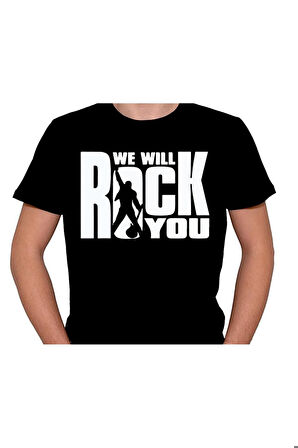 We Will Rock You Rock'n Roll Tişört Unisex T-shirt