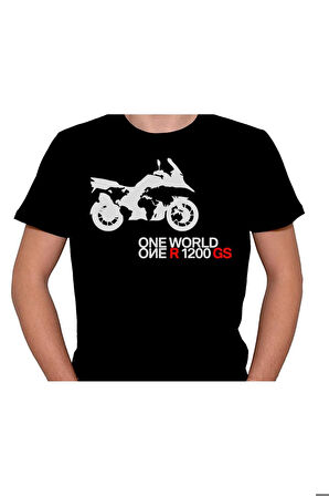 Bmw R1200 Gs Racing Motor Motorsiklet Tişört Unisex T-shirt