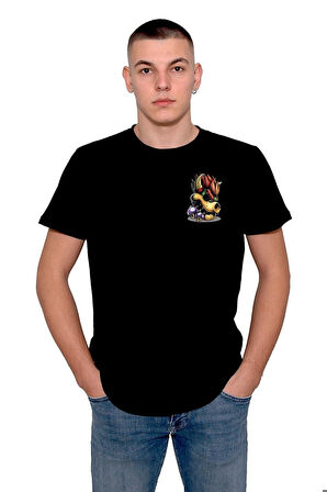 Super Mario Bölüm Sonu Canavarı Mantar Mushroom Tişört Unisex T-shirt