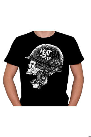Meat Is Murder Full Metal Jacket Kubricks Film Tişört Unisex T-shirt