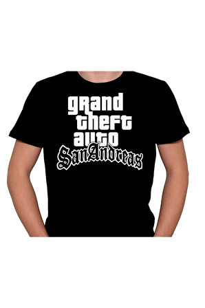 Gta Sanandreas Grand Theft Auto Tişört Unisex T-shirt