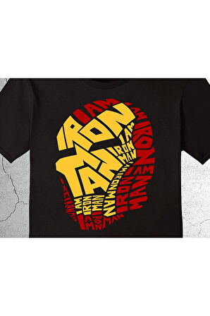 Iron Man Demir Adam Süper Kahraman Tişört Çocuk T-shirt