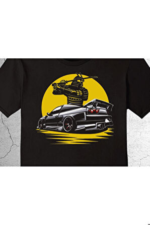 Nissan Gtr Ninja Samurai Roll Race Tişört Çocuk T-shirt