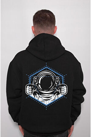 Cosmos Uzay Astronot Space Sweatshirt Unisex Kapüşonlu Hoodie
