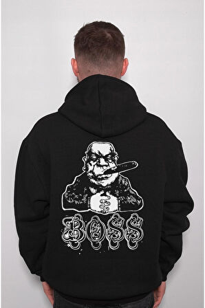 Boss Biggie Puro King Sweatshirt Unisex Kapüşonlu Hoodie
