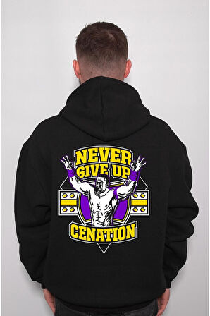 John Cena Never Give Up Sweatshirt Unisex Kapüşonlu Hoodie