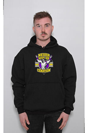 John Cena Never Give Up Sweatshirt Unisex Kapüşonlu Hoodie