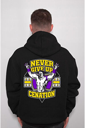 John Cena Never Give Up Sweatshirt Unisex Kapüşonlu Hoodie