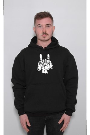 Rock'n Roll Game Play Playstation Sweatshirt Unisex Kapüşonlu Hoodie