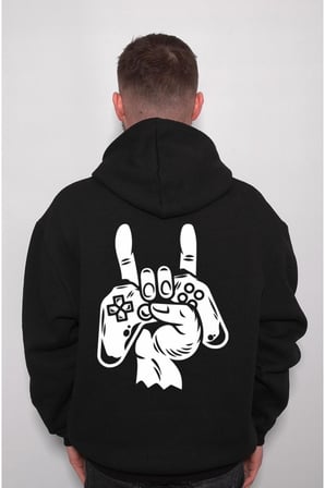 Rock'n Roll Game Play Playstation Sweatshirt Unisex Kapüşonlu Hoodie
