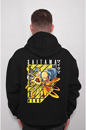 One Punch-man Tek Yumruk Sweatshirt Unisex Kapüşonlu Hoodie