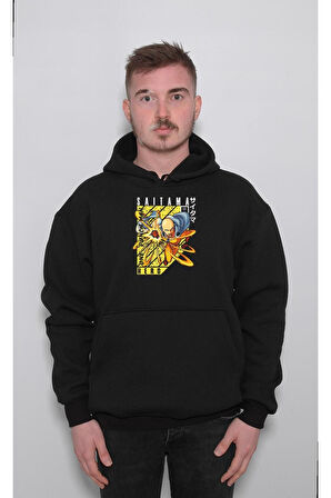 One Punch-man Tek Yumruk Sweatshirt Unisex Kapüşonlu Hoodie