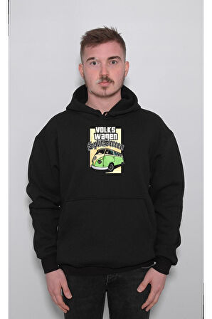 Volkswagen T1 T2 T3 Hippi Transporter Sweatshirt Unisex Kapüşonlu Hoodie