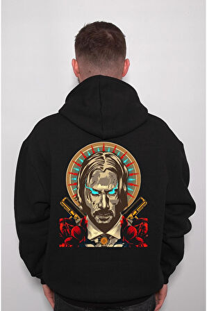 John Wick Keanu Revees Sweatshirt Unisex Kapüşonlu Hoodie