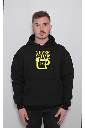 John Cena Never Give Up American Güreşi Sweatshirt Unisex Kapüşonlu Hoodie