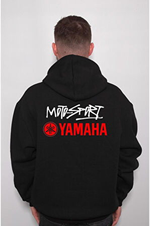 Yamaha Motosport's Racing Yarış Sweatshirt Unisex Kapüşonlu Hoodie