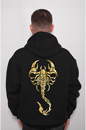 Akrep Scorpions Zehirli İğne Sweatshirt Unisex Kapüşonlu Hoodie