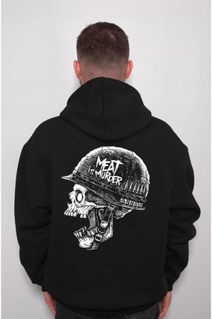 Meat Is Murder Full Metal Jacket Kubricks Film Sweatshirt Unisex Kapüşonlu Hoodie