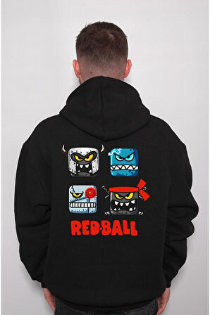 Red Ball Game Redball Kırmızı Top Sweatshirt Unisex Kapüşonlu Hoodie