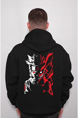 Naruto Shippuden Sasuke Latest Broken Sweatshirt Unisex Kapüşonlu Hoodie