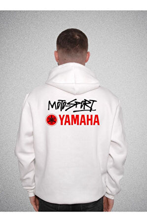 Yamaha Motosport's Racing Yarış Sweatshirt Unisex Kapüşonlu Hoodie