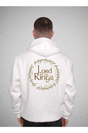 Lord Of The Rings Yüzüklerin Efendisi Sweatshirt Unisex Kapüşonlu Hoodie