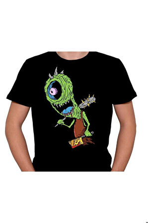 Zombie Zombi Hunter Gang Vampir Tek Göz Tişört Unisex T-shirt
