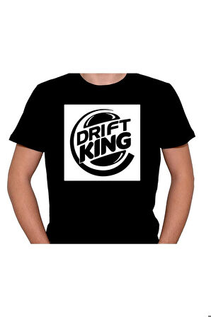 Drift King Roll Yarış Araba Tişört Unisex T-shirt