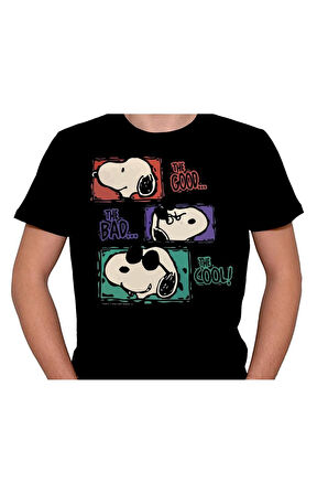 Iyi Kötü Havalı Köpek Good Bad Cool Dog Tişört Unisex T-shirt