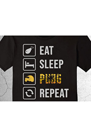 Pubg Eat Sleep Pubg Repeat Ye Uyu Oyna Tekrarla Tişört Çocuk T-shirt