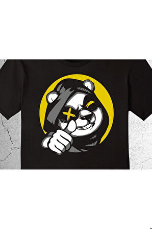 Panda Bear Okey Gangsta Vector Tişört Çocuk T-shirt