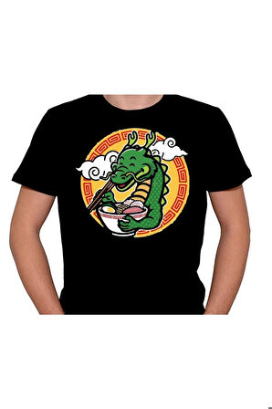Naruto Ejderha Sushi Anime Dragon Tişört Unisex T-shirt