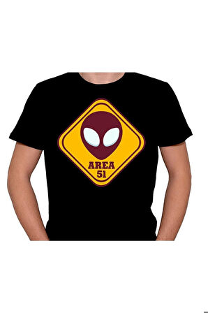 Area Meydan Uzaylı Cosmos Girilmez Tişört Unisex T-shirt