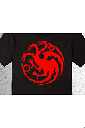 Targaryen Game Of Thrones Fıre And Blood House Tişört Çocuk T-shirt