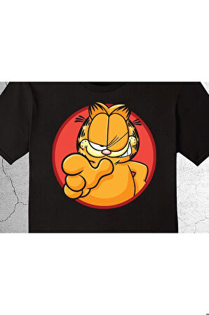 Garfield Cat Kedi Çizgi Film Tişört Çocuk T-shirt