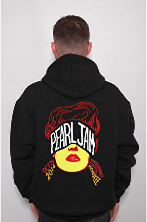 Pearl Jam Harris Bradley Milwauke 2014 October Sweatshirt Unisex Kapüşonlu Hoodie